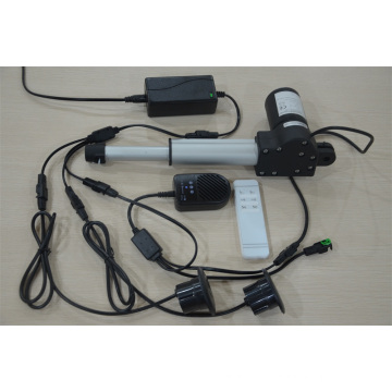 Linear actuator motor for commercial massage chair